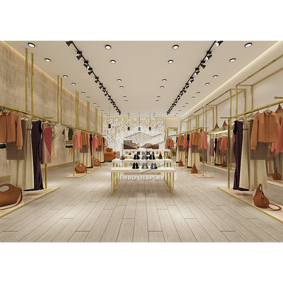 High End Clothing Shop Display Furniture MDF 20mm Thick