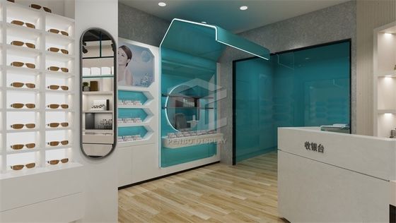 Moisture Resistance Oakley Sunglasses Cabinet MDF Oakley display cabinet