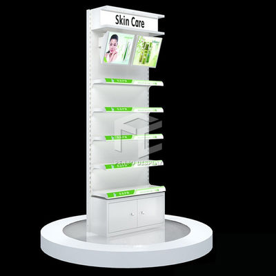 16mm MDF Free Standing Skin Care Display For Shop Monomer Design