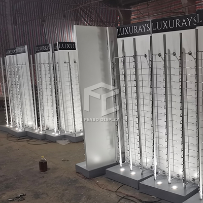 Laminate Sunglass Wall Display Case For Optical Store
