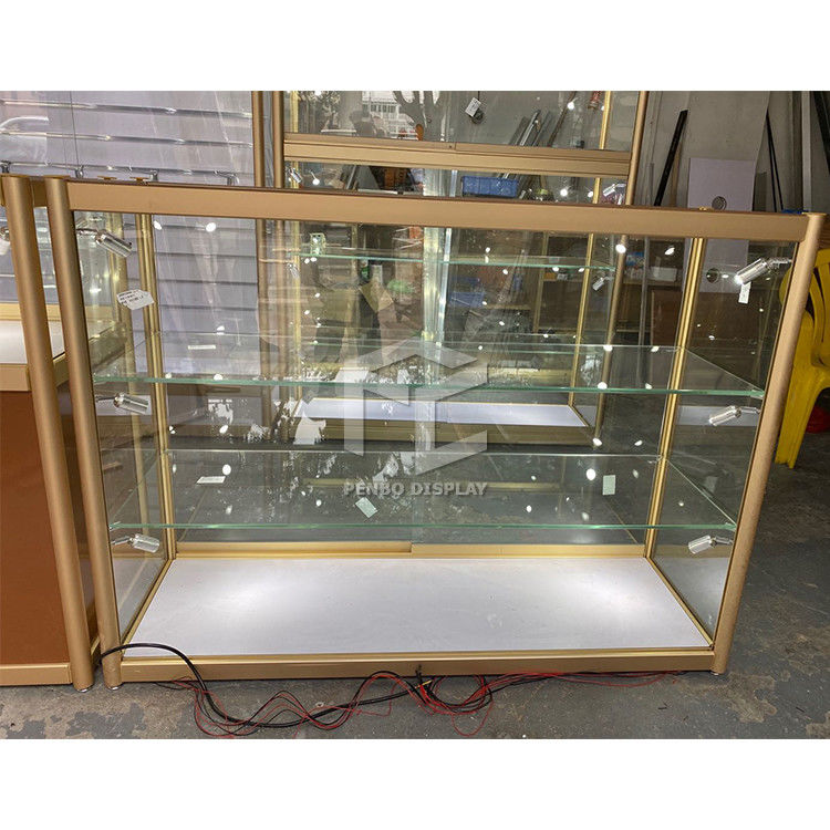 Aluminium Frame Glass Display Showcase Cabinet