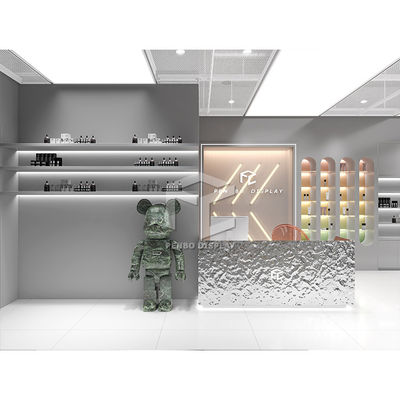 De buitensporige Skincare-Vertoning schort de Winkelsmeubilair van de Naammake-up met Geleid Licht op