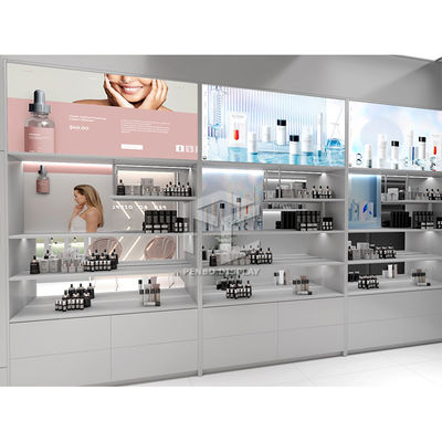 Poeder Met een laag bedekte Skincare-van het Meubilair Kleinhandelsschoonheidsmiddelen van de Winkelvertoning de Winkeldecoratie