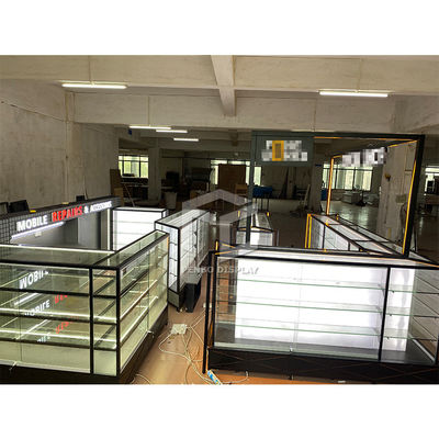 ODM de Vertoningsshowcase van de Wandelgalerij Mobiele Telefoon de Moderne Kiosk van de Celtelefoon